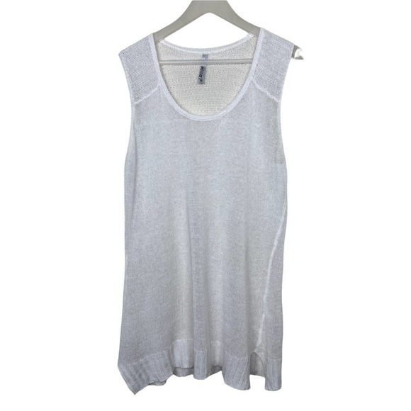 Miilla Linen Mesh Sleeveless Tunic Top Size Medium - Picture 2 of 9